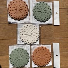 沖縄 新垣瓦工場 赤瓦コースター 5枚セット - メルカリ