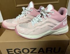 RA☆KU☆TO☆mama様専用エゴザル ピンク バスケットシューズ 26