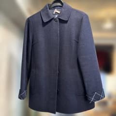 バーバリー⭐︎ウールコート ⭐︎チェック袖のサムネイル