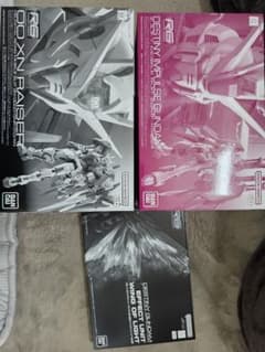 RG デスティニーインパルス+光の翼+ダブルオーザンライザー - メルカリ