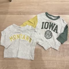 MONOSO 長袖Tシャツ 90cm 2点セットのサムネイル