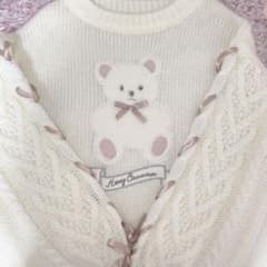 Honey Cinnamon Honeyアップリケニットワンピースのサムネイル