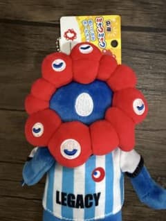 【早いもの勝ち！新品！】ミャクミャクサッカーレガシー ぬいぐるみ ミャクミャク サッカー日本 レガシー展限定 BC ボールチェーン