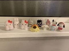 サンリオ★おばけごっこフィギュア★キティ★マイメロ ★ばつ丸★ソフビ★まとめ売りのサムネイル