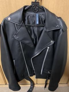 ZARA フェイクレザージャケット ライダースジャケットのサムネイル