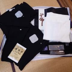 お勧め 美品 トールサイズ喪服 袷 、夏物（絽）、帯、襦袢バッグなど7 