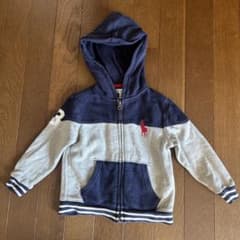 Ralph Lauren フード付きパーカー 24M ネイビー/グレーのサムネイル