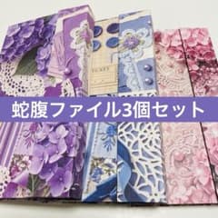 ①m9 蛇腹ファイル おすそ分けファイル コラージュ素材 紙もの マステ