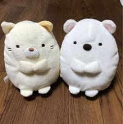 스미코구라시 봉제인형 시로쿠마토 고양이