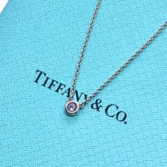Tiffany ティファニー バイザヤード ネックレス タンザナイト 925 167 美品 ティファニー ネックレス バイザヤード タンザナイト