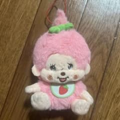 モンチッチ ぬいぐるみ マスコット ピンク いちごのサムネイル