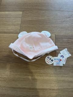 MIKI HOUSE ベビー帽子 ピンク 新品のサムネイル