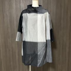 センソユニコ イオコムイオ七分袖チュニックシャツ　38 センソユニコ イオコムイオ七分袖チュニックシャツ 38 - メルカリ