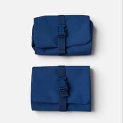 無印良品 2点セット 吊るして使える ポーチ付ケース 小物ポケット ネイビーのサムネイル