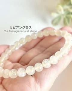 リビアングラスブレスレット6mm 隕石〈8201494〉のサムネイル