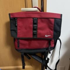00s NIKE 2way メッセンジャーバッグ 赤のサムネイル