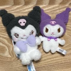 クロミ サンリオ ゆるかわお座りポーズ ふわもこワッペンこれくしょんマスコット