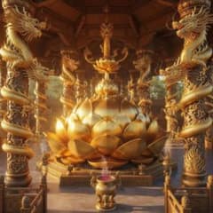 金色の蓮の花の彫刻ゴールドポスターa4額付き発送♥レア♥ 金色の蓮の花の彫刻ゴールドポスターa4額付き発送♥レア♥ - メルカリ