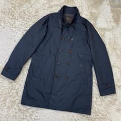 ムーレー モテミ ステンカラーコート ネイビー 52 - メルカリ