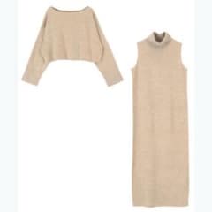 titivate レイヤードセットニットワンピースのサムネイル
