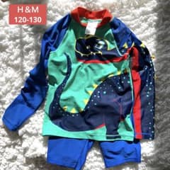 H&M キッズ水着上下セット　恐竜のサムネイル