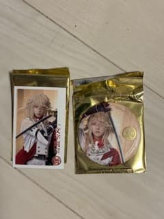 ミュージカル刀剣乱舞 一文字則宗 缶バッジ ブロマイド 月夜一縷のサムネイル