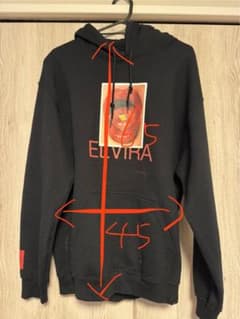 ELVIRA ブラック パーカー Mのサムネイル