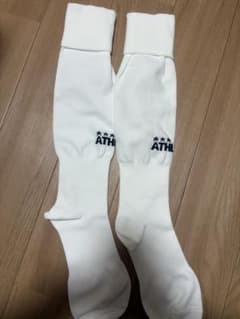 ATHL ホワイト サッカーソックスのサムネイル
