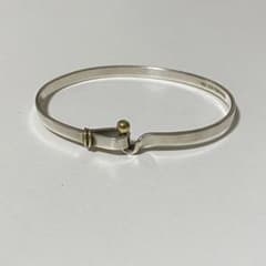 TIFFANY/ティファニー SV925/750 フック＆アイ　バングル　ブレスのサムネイル
