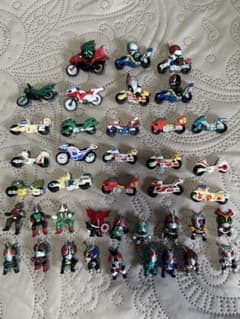 仮面ライダー バイク付きフィギュア まとめ売りのサムネイル