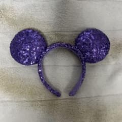 ディズニー カチューシャ ミニー ミッキー パープル 紫のサムネイル