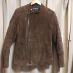 j*m様 FAT スウェード レザー ライダースジャケット ブラウン スーパーモ j*m様 FAT スウェード レザー ライダースジャケット ブラウン スーパー