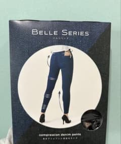 BELLE SERIES 着圧デニムパンツ　裏起毛　XLのサムネイル