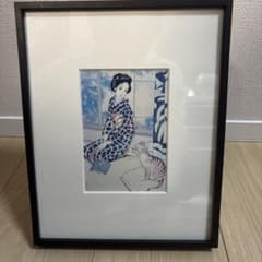 竹下夢二　晩春　複製画 竹下夢二 晩春 複製画 - メルカリ