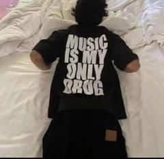 MUSIC IS MY ONLY DRUG Tシャツ　swag opiumのサムネイル