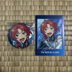 あんスタ プロセカ コラボ ぱしゃっつ ホログラム缶バッジ 月永レオ