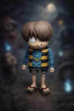 ゲゲゲの鬼太郎 メガハウス ソフビ フィギア 墓場鬼太郎 - メルカリ