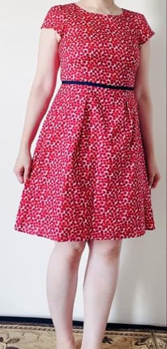 【美品】Rubyrivet リバティプリントワンピースのサムネイル