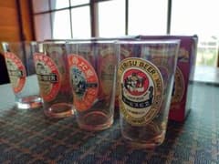 エビスビール　レトログラス　4個セット　元箱付　其の壱～参のサムネイル