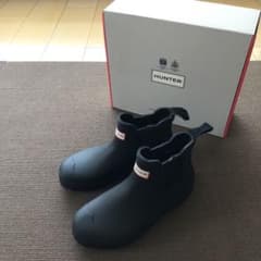 新品  HUNTER レインブーツのサムネイル