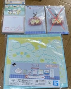 치이카와 이치 반 쿠지 고무 매력 문구 패브릭 컬렉션