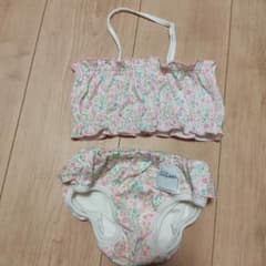 キッズ セパレート水着 花柄 80-100cmのサムネイル