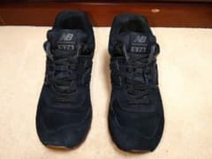 送料込★New Balance U574NBB★26.5★スエード黒のサムネイル