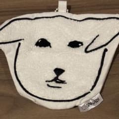 さ*様 ガナディ もこもこフェイスポーチ ガチャガチャ　가나디　ガナディDのサムネイル