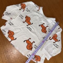 DAISUKI WEAR 長袖Tシャツ ベビー 犬柄のサムネイル