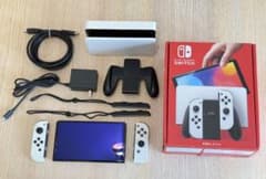 Nintendo Switch 有機ELモデル ホワイト 本体 SDカード付きのサムネイル