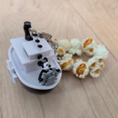 蒸気船ウィリー ミッキー ポップコーン キーホルダーのサムネイル