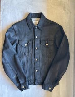 本人期Martin Margiela ペンキデニムジャケットオリゾンティタグ