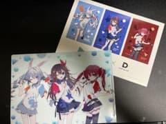 ホロライブ　ダーツライブ〜限定ステッカークリアファイルのサムネイル