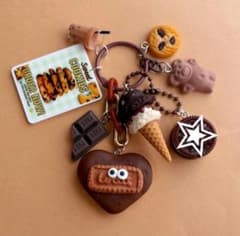 じゃらじゃらキーホルダー バッグチャーム クッキー チョコ ドーナツ